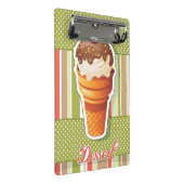  chocolade-ijs mini klembord (Schuin)