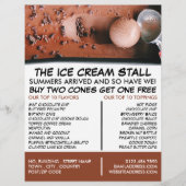 Chocolade-ijs, Reclame voor Ijszaak Flyer (Voorkant)