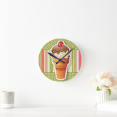  chocolade-ijs ronde klok (Huis)