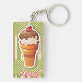  chocolade-ijs sleutelhanger (achterkant)