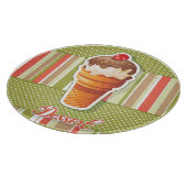  chocolade-ijs snijplank (Hoek)