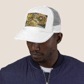 Chocolade-ijs voor chocoladeliefhebbers trucker pet (In situ)
