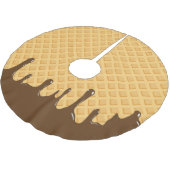 Chocolade-ijs voor zoete druppels, gekookt Kerstboom Rok (Gekanteld)