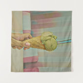 Chocolade ijs wandkleed (Voorkant (horizontaal))