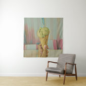 Chocolade ijs wandkleed (In situ)