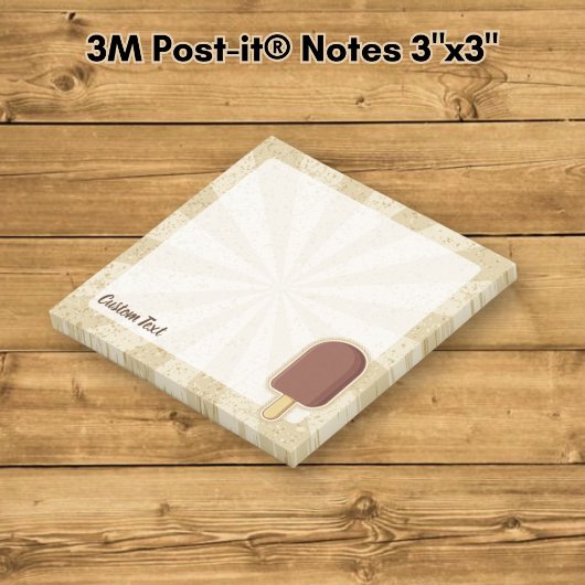 Chocolade ijsstok post-it® notes