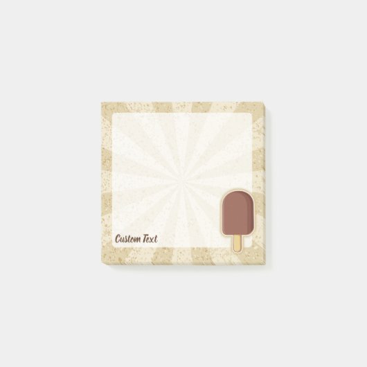 Chocolade ijsstok post-it® notes (Voorkant)