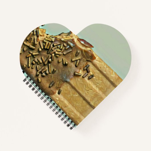 Chocolade-ijsvrucht Notitieboek (Voorkant)
