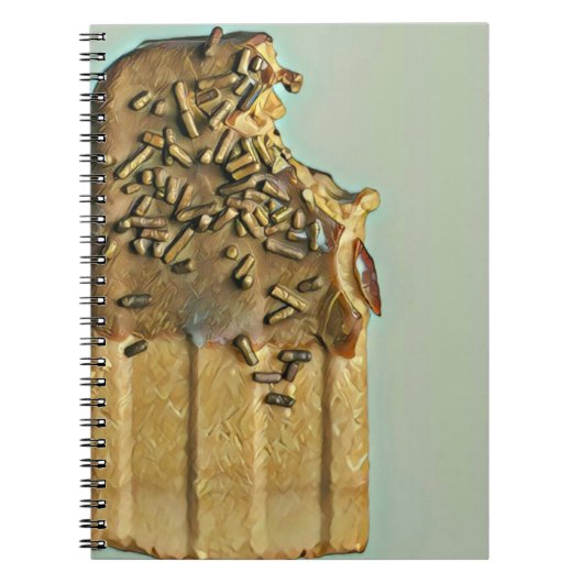 Chocolade-ijsvrucht Notitieboek (Voorkant)