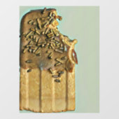 Chocolade-ijsvrucht Raamsticker (Vel)