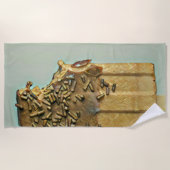 Chocolade-ijsvrucht Strandlaken (Voorkant)