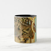 Chocolade-ijsvrucht Tweekleurige Koffiemok (Center)