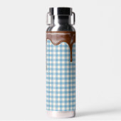 Chocolade in gingham waterfles (Voorkant)