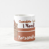 Chocolade is alles wat ik nodig heb voor Pasen Koffiemok (Center)