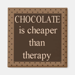 Chocolade is goedkoper dan therapie vierkante magn magneet