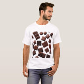 Chocolade is het T-shirt van Valentijns" (Voorkant volledig)