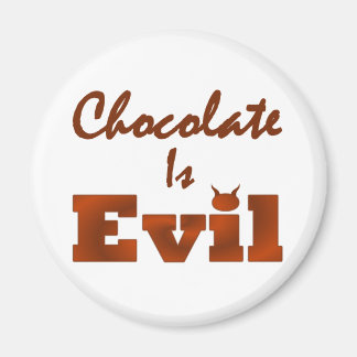 Chocolade is slecht rond magneet