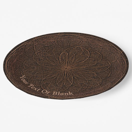 Chocolade-iscing Papieren Bordje (Gekanteld)