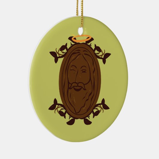 Chocolade Jesus Keramisch Ornament (Rechts)