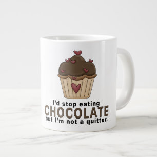 Chocolade- Jumbo-Mok Grote Koffiekop