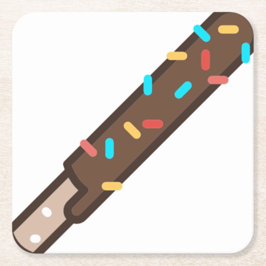 chocolade kartonnen onderzetters (Voorkant)