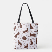 Chocolade Katjes Tote Bag (Achterkant)