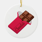 Chocolade Keramisch Ornament (Voorkant)