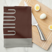 Chocolade Keukenhanddoek (Quarter Fold)