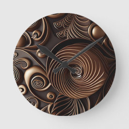Chocolade-keukenklokje Ronde Klok