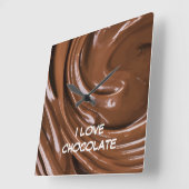 Chocolade Kitchen wandklokken (Hoek)