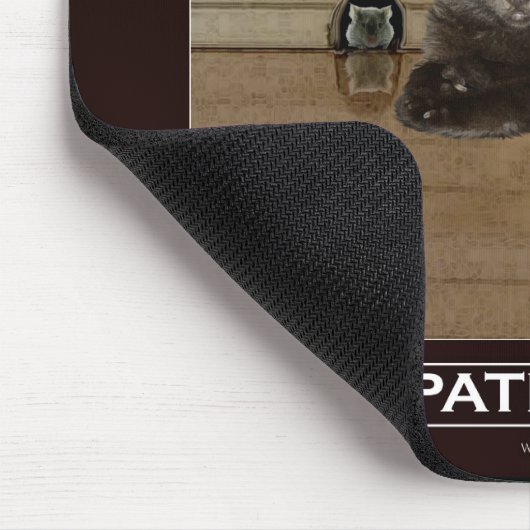 Chocolade Kitten Fun Motivatie Mousepad Muismat (Hoek)