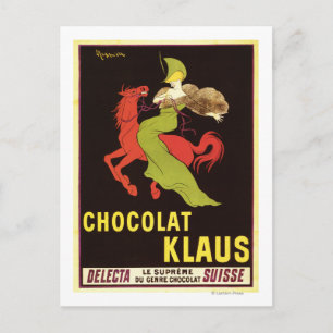 Chocolade Klaus Advertisement Poster Briefkaart