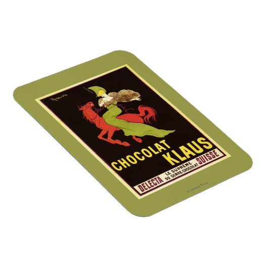 Chocolade Klaus Advertisement Poster Magneet (Rechterzijde)