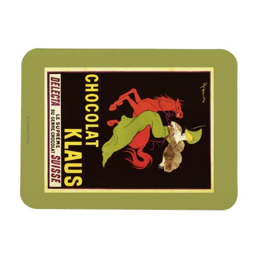 Chocolade Klaus Advertisement Poster Magneet (Horizontaal)