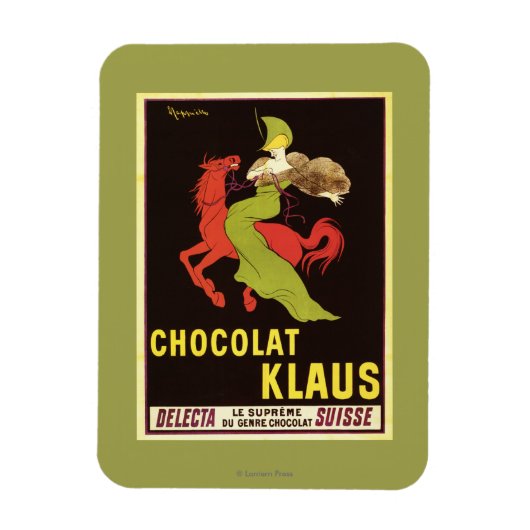 Chocolade Klaus Advertisement Poster Magneet (Verticaal)