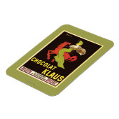 Chocolade Klaus Advertisement Poster Magneet (Linkerzijde)