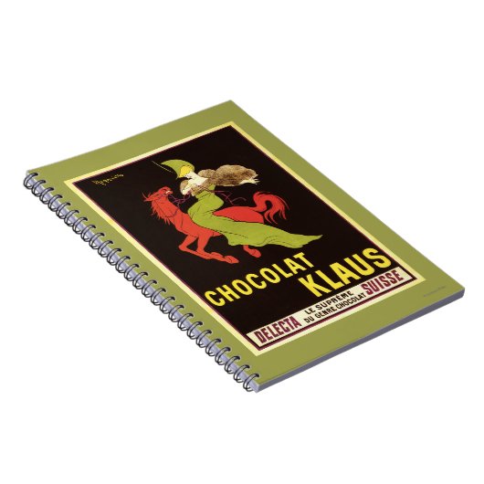 Chocolade Klaus Advertisement Poster Notitieboek (Rechterzijde)