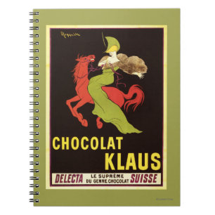 Chocolade Klaus Advertisement Poster Notitieboek