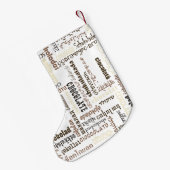 Chocolade Kleine Kerstsok (Achterkant (Hangend))