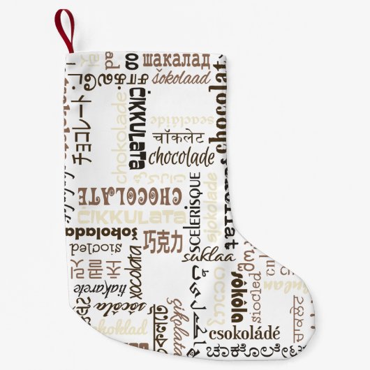Chocolade Kleine Kerstsok (Voorkant)