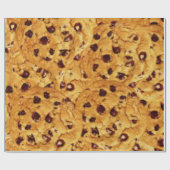 chocolade koekjes cadeaupapier (Vlak)