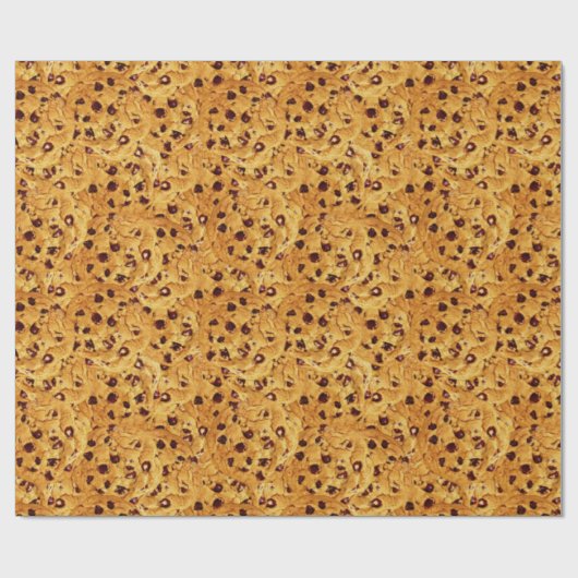 chocolade koekjes cadeaupapier (Vlak)