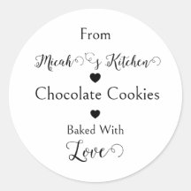 Chocolade Koekjes Gebakken met Liefde Modern Eenvo
