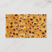 chocolade koekjes visitekaartje (Achterkant)