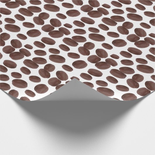 Chocolade koekjespatroon cadeaupapier (Hoek)