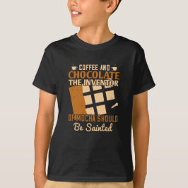 Chocolade - Koffie en chocolade T-shirt