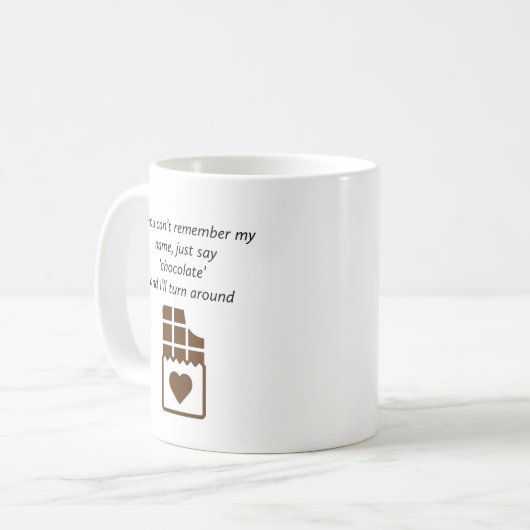 Chocolade Koffiemok (Voorkant links)