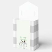 Chocolade konijn paaseieren gunst geschenkdoos bedankdoosjes (Geopend)