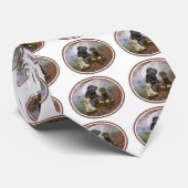 Chocolade Lab Apparel door PetVenturesUSA Stropdas (Opgerold)