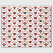 Chocolade Lab Birthday Cadeaupapier (Vlak)